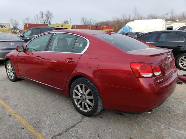 JTHCH96S660020506 - 2006 LEXUS GS 300 RED photo 2