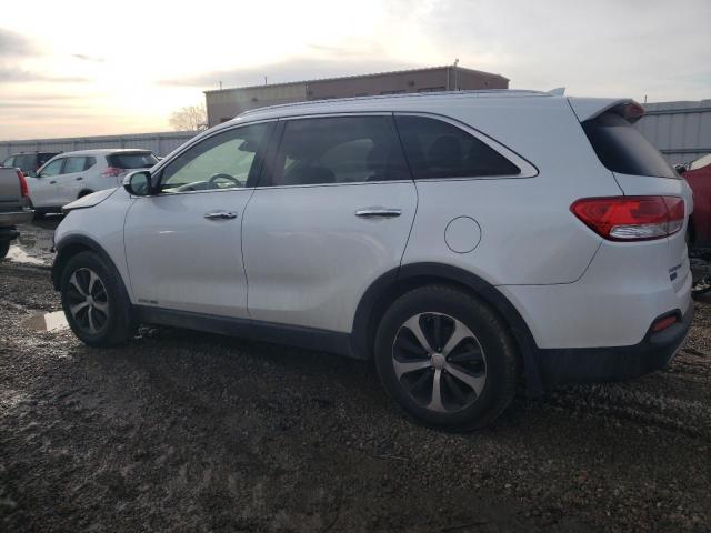 5XYPHDA50JG365993 - 2018 KIA SORENTO EX WHITE photo 2