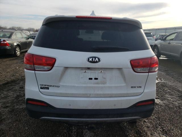 5XYPHDA50JG365993 - 2018 KIA SORENTO EX WHITE photo 6