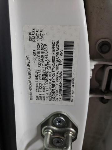 5J8TB4H33HL008554 - 2017 ACURA RDX WHITE photo 12