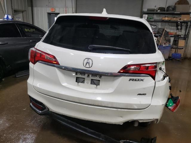 5J8TB4H33HL008554 - 2017 ACURA RDX WHITE photo 6