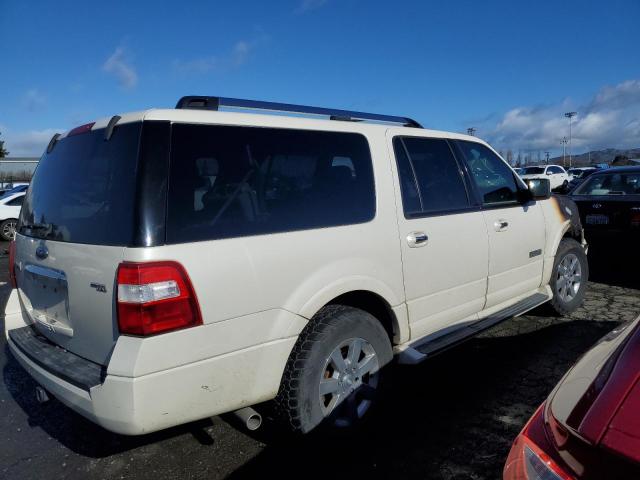 1FMFK20597LA25463 - 2007 FORD EXPEDITION EL LIMITED WHITE photo 3