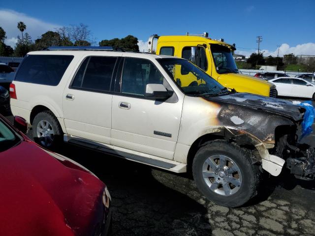 1FMFK20597LA25463 - 2007 FORD EXPEDITION EL LIMITED WHITE photo 4