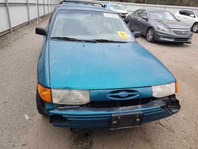 1FASP15J7SW163990 - 1995 FORD ESCORT LX GREEN photo 5