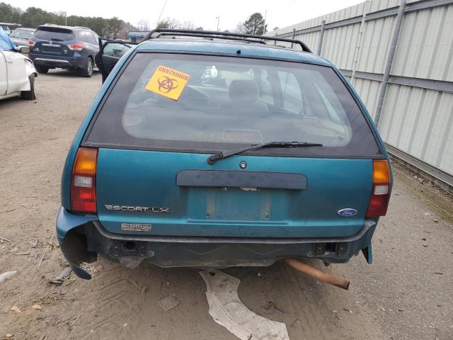 1FASP15J7SW163990 - 1995 FORD ESCORT LX GREEN photo 6