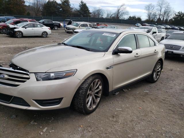 1FAHP2F8XJG103772 - 2018 FORD TAURUS LIMITED BEIGE photo 1