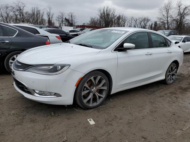 1C3CCCCG4FN509555 - 2015 CHRYSLER 200 C WHITE photo 1