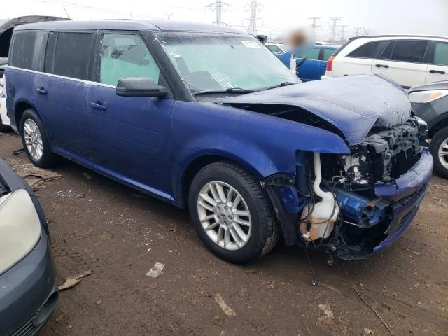 2FMHK6C85DBD17287 - 2013 FORD FLEX SEL BLUE photo 4