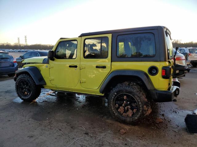 1C4HJXDG5PW523568 - 2023 JEEP WRANGLER SPORT YELLOW photo 2