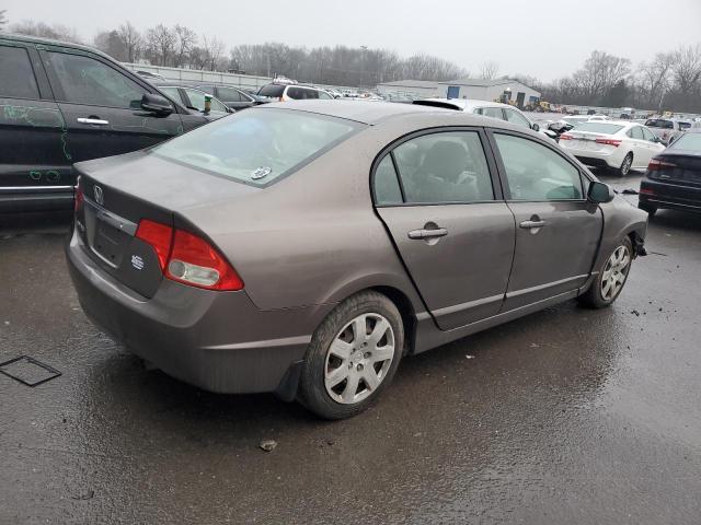 2HGFA1F54BH522193 - 2011 HONDA CIVIC LX TAN photo 3