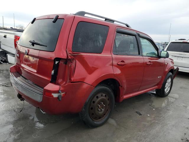 4M2CU81Z48KJ14719 - 2008 MERCURY MARINER RED photo 3