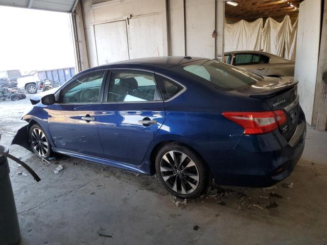 3N1AB7AP7KY381599 - 2019 NISSAN SENTRA S BLUE photo 2