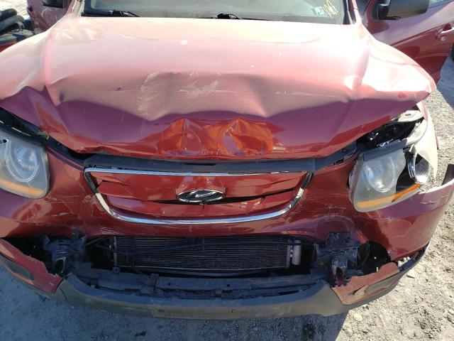 5XYZGDAB8BG015112 - 2011 HYUNDAI SANTA FE GLS MAROON photo 12