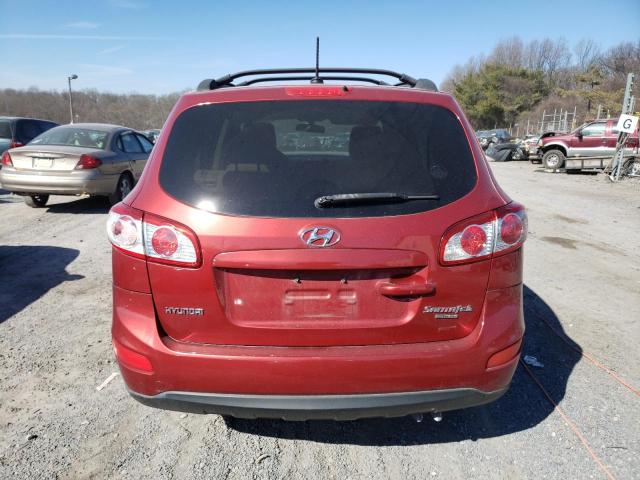 5XYZGDAB8BG015112 - 2011 HYUNDAI SANTA FE GLS MAROON photo 6