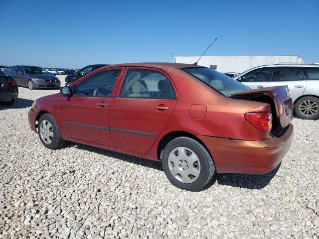 1NXBR32E63Z043405 - 2003 TOYOTA COROLLA CE ORANGE photo 2