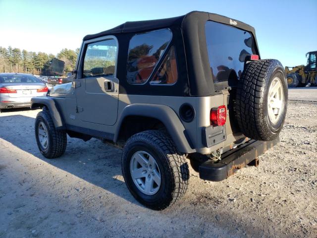 1J4FA69S26P711076 - 2006 JEEP WRANGLER / RUBICON TAN photo 2