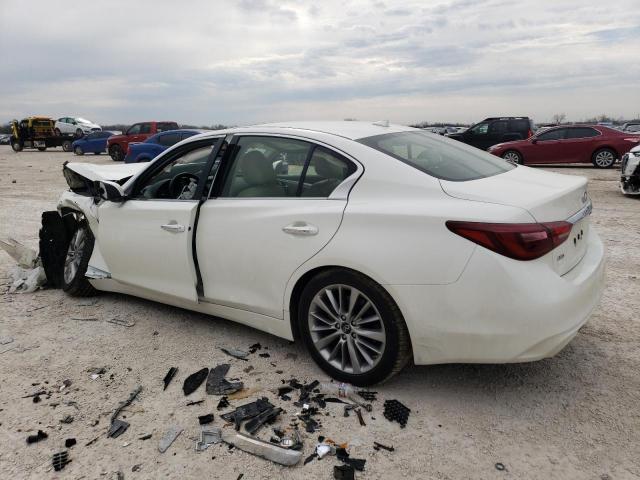 JN1EV7ARXKM590543 - 2019 INFINITI Q50 LUXE WHITE photo 2