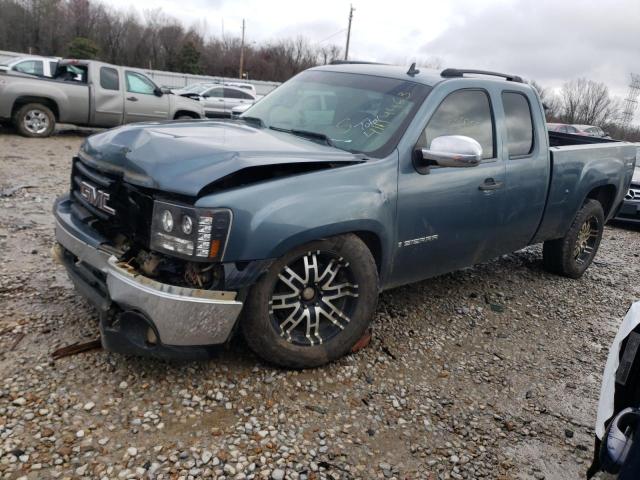 2GTEK19J181279413 - 2008 GMC SIERRA K1500 TEAL photo 1