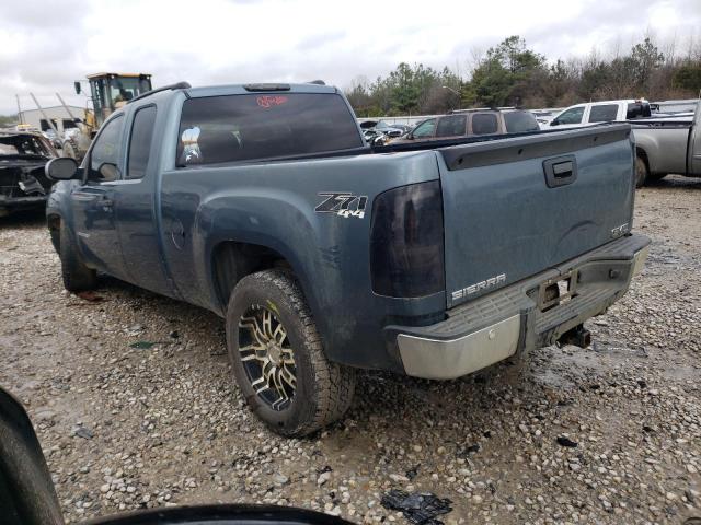 2GTEK19J181279413 - 2008 GMC SIERRA K1500 TEAL photo 2