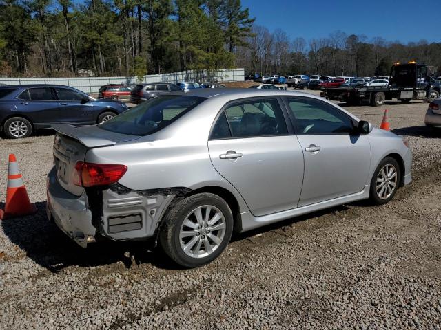 2T1BU40EX9C050441 - 2009 TOYOTA COROLLA BASE SILVER photo 3