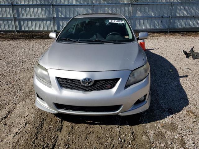 2T1BU40EX9C050441 - 2009 TOYOTA COROLLA BASE SILVER photo 5