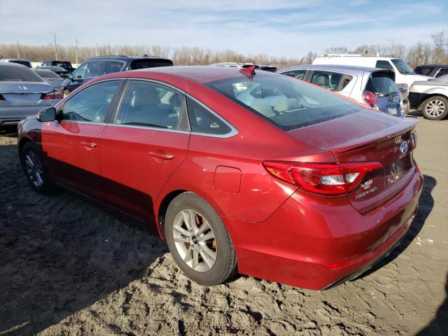 5NPE24AF6GH263147 - 2016 HYUNDAI SONATA SE BURGUNDY photo 2