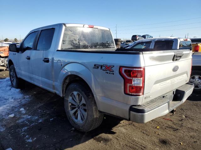 1FTEW1EP3JKC52945 - 2018 FORD F150 SUPERCREW SILVER photo 2