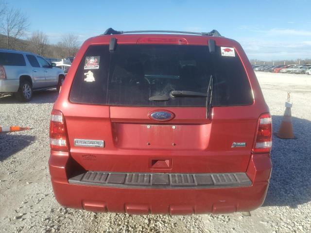 1FMCU0DG1CKC61232 - 2012 FORD ESCAPE XLT RED photo 6