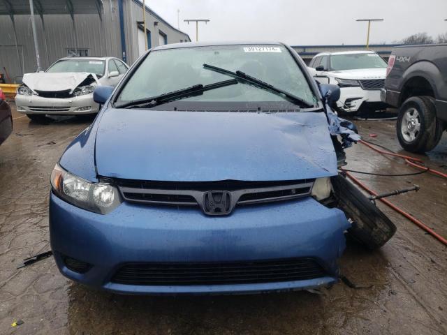 2HGFG12688H524079 - 2008 HONDA CIVIC LX BLUE photo 5