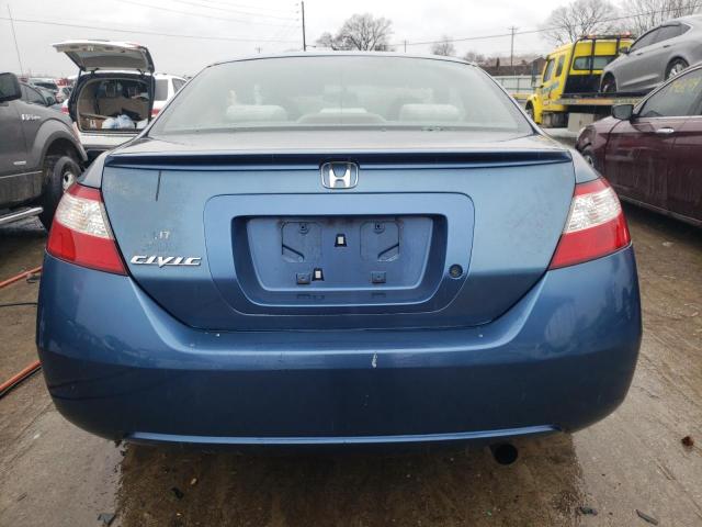 2HGFG12688H524079 - 2008 HONDA CIVIC LX BLUE photo 6