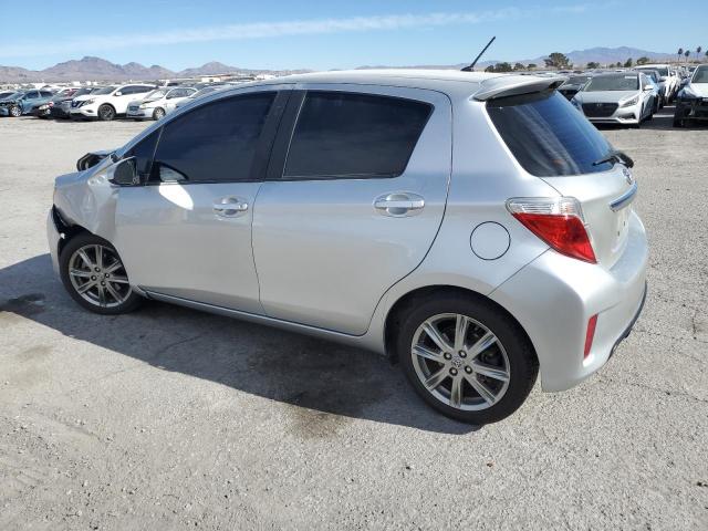 JTDKTUD32ED585756 - 2014 TOYOTA YARIS SILVER photo 2