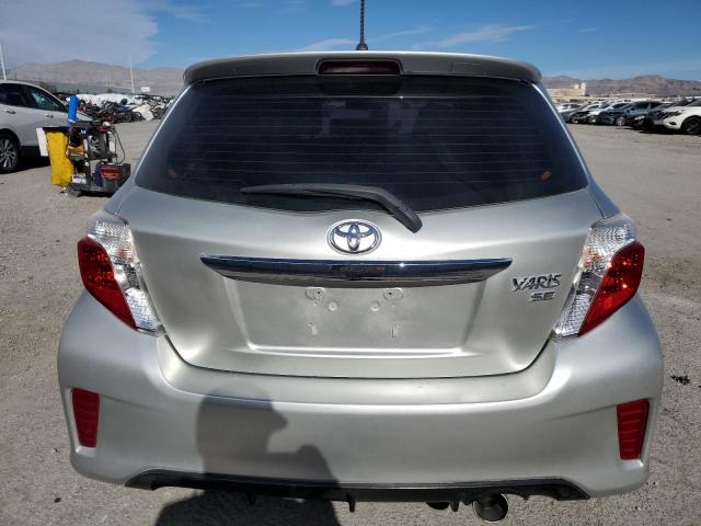 JTDKTUD32ED585756 - 2014 TOYOTA YARIS SILVER photo 6