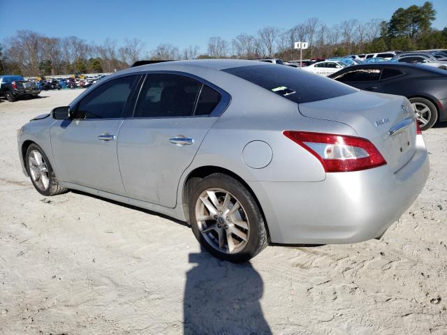 1N4AA51E59C817006 - 2009 NISSAN MAXIMA S SILVER photo 2