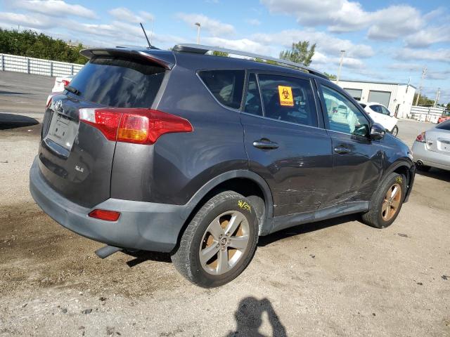 2T3WFREV6FW170787 - 2015 TOYOTA RAV4 XLE GRAY photo 3