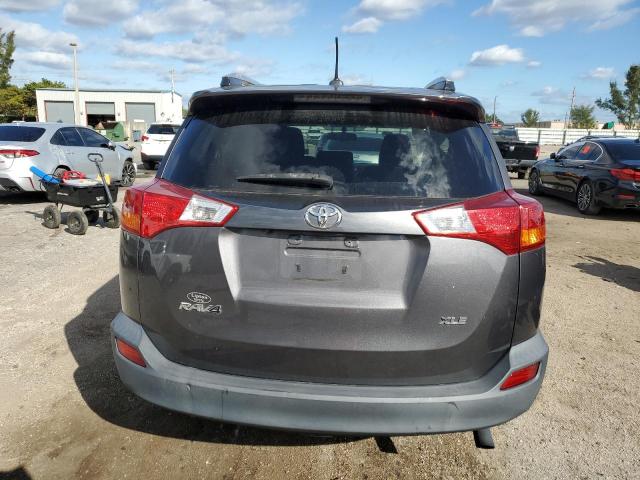 2T3WFREV6FW170787 - 2015 TOYOTA RAV4 XLE GRAY photo 6