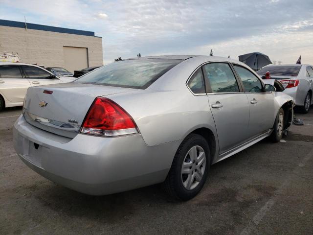 2G1WA5EK7A1120147 - 2010 CHEVROLET IMPALA LS SILVER photo 3