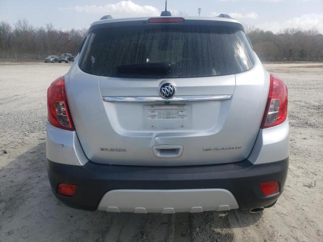 KL4CJASB2FB050419 - 2015 BUICK ENCORE SILVER photo 6