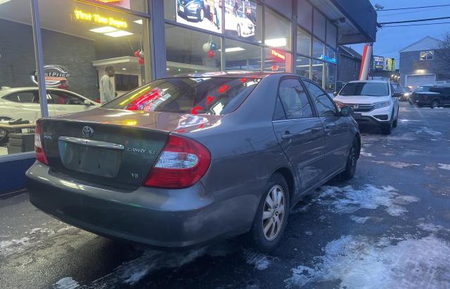 4T1BF30K02U530325 - 2002 TOYOTA CAMRY LE GRAY photo 4