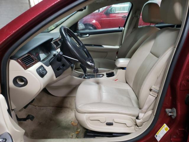 2G1WB5EK0B1232416 - 2011 CHEVROLET IMPALA LT RED photo 7