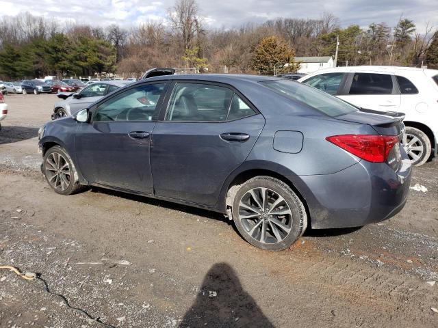 2T1BURHE0HC923940 - 2017 TOYOTA COROLLA L GRAY photo 2