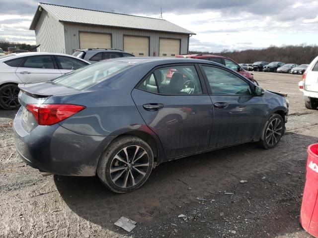 2T1BURHE0HC923940 - 2017 TOYOTA COROLLA L GRAY photo 3