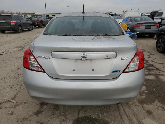 3N1CN7AP1CL899125 - 2012 NISSAN VERSA S SILVER photo 6