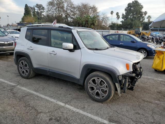 ZACCJADT1GPC91729 - 2016 JEEP RENEGADE LIMITED SILVER photo 4