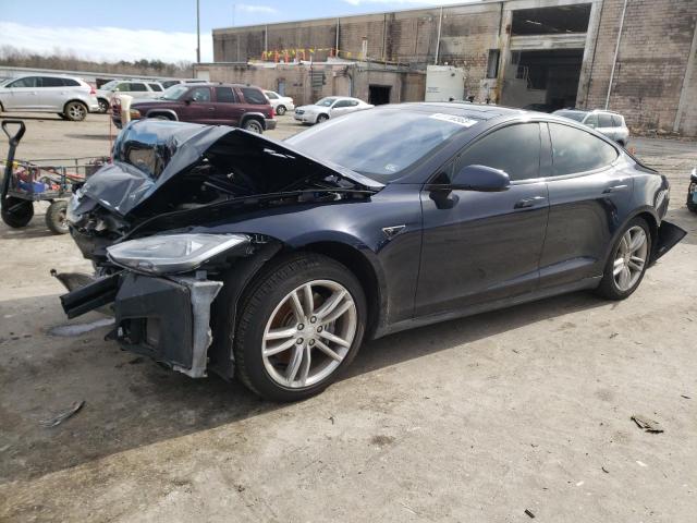 5YJSA1AG7DFP08308 - 2013 TESLA MODEL S Կապույտ լուսանկար 1