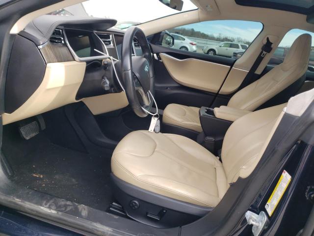 5YJSA1AG7DFP08308 - 2013 TESLA MODEL S Կապույտ լուսանկար 7