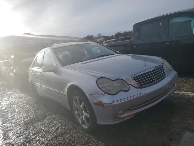 WDBRF40J73F433403 - 2003 MERCEDES-BENZ C 230K SPORT SEDAN SILVER photo 1