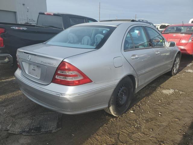 WDBRF40J73F433403 - 2003 MERCEDES-BENZ C 230K SPORT SEDAN SILVER photo 4