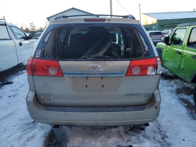 5TDBK22C79S027857 - 2009 TOYOTA SIENNA XLE GOLD photo 6