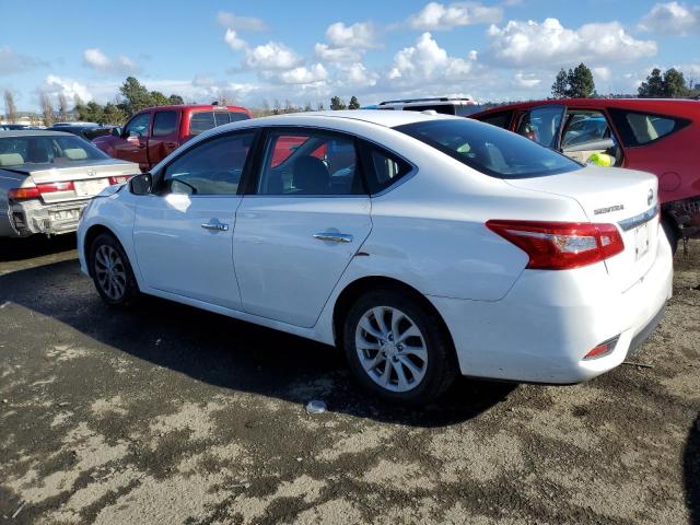 3N1AB7AP0JL627582 - 2018 NISSAN SENTRA S WHITE photo 2