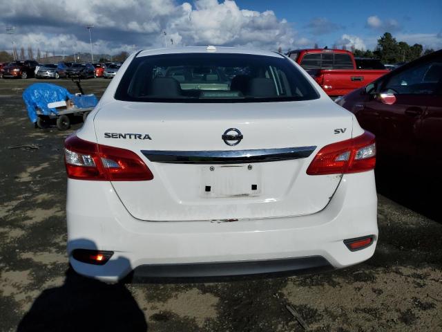 3N1AB7AP0JL627582 - 2018 NISSAN SENTRA S WHITE photo 6